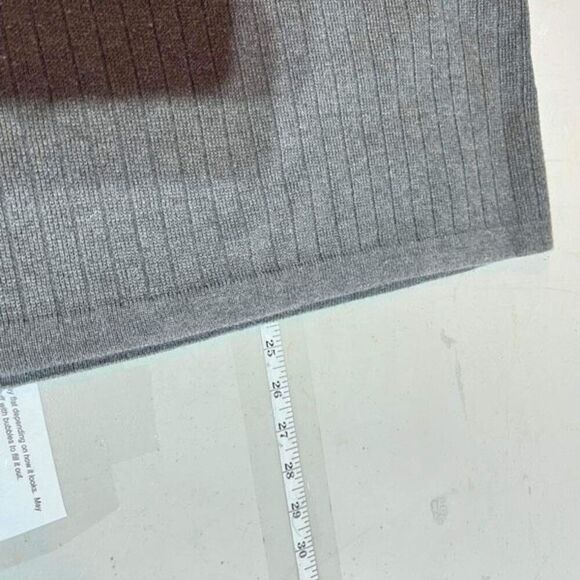 Vintage 90s Abercrombie And Fitch Mens Knit A/92 Pullover Sweatee Ribbed Gray XL - Picture 6 of 7